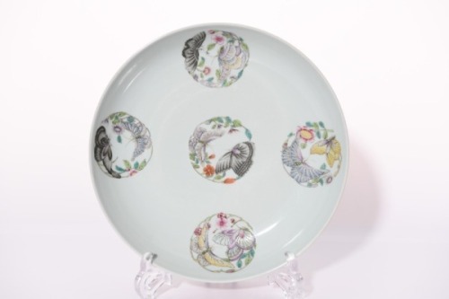 A Famille Rose Plate Yongzheng Period