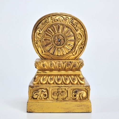 A Tibetan Gilt-bronze Seal