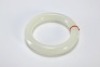 Pair White Jade Bangles - 7