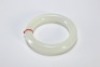 Pair White Jade Bangles - 8