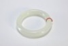 Pair White Jade Bangles - 9