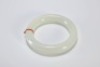 Pair White Jade Bangles - 10