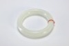 Pair White Jade Bangles - 11