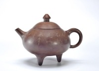 A Yixing Glazed Teapot