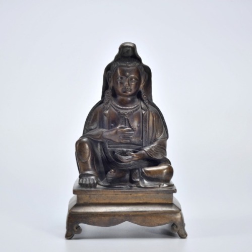 A Bronze Seated Buddha