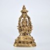 A Gilt-bronze Seated Bodhisattva - 12