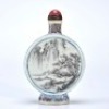 A Grisaille Glazed Snuff Bottle - 12