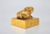 A Gilt-bronze Beast Seal - 6