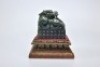 An Inscribed Spinach Green Jade Dragon Seal - 7