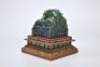 An Inscribed Spinach Green Jade Dragon Seal - 10