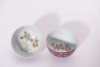 Pair Famille Rose Floral Scrolls Cups Qianlong Period - 4