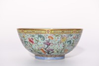 A Famille Rose Bowl Yongzheng Period