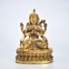 A Gilt-bronze Seated Avalokitesvara