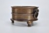 A Bronze Tripod Censer with Double Handles - 11