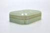 Pair Carved White Jade Box - 7