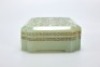 Pair Carved White Jade Box - 11