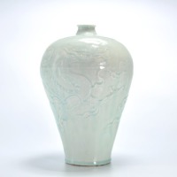 A Hutian-ware Vase Meiping Song Dynasty