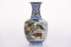 An Underglaze Blue and Famille Rose Vase Qianlong Peirod - 2