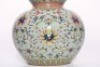 A Famille Rose and Gilt Floral Double Gourds Vase - 4