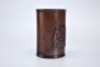 A Carved Figural Bamboo Brushpot - 5