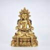 A Gilt-bronze Seated Bodhisattva