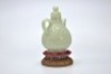 A Carved White Jade Ewer Mughal Style - 9