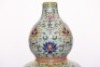 A Famille Rose and Gilt Floral Double Gourds Vase - 13