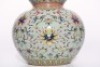 A Famille Rose and Gilt Floral Double Gourds Vase - 14