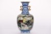 An Underglaze Blue and Famille Rose Vase Qianlong Peirod - 14