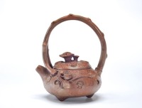 A Yixing Glazed Teapot