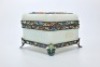 A Peking Glass Inlaid Squared Box - 11