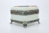 A Peking Glass Inlaid Squared Box - 13