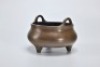 A Bronze Tripod Censer with Double Handles - 12