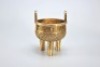 A Gilt-bronze Tripod Censer - 4