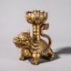 A Gilt-bronze Lamp Holder - 2