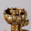 A Gilt-bronze Lamp Holder - 4