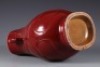 A Red Glazed Zun Vase - 8