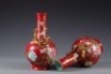 Pair Famille Rose Dragon Vases - 6