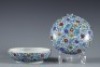 A Doucai Glazed Floral Circular Box - 6