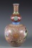 A Yangcai Glazed Figural Vase - 2