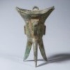 A Bronze Beast Head Jue Wine Vessel - 2