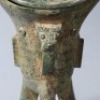 A Bronze Beast Head Jue Wine Vessel - 6