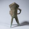 A Bronze Beast Head Jue Wine Vessel - 8