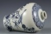 A Blue and White Floral and Bird Vase Meiping - 6