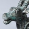 A Bronze Ram Head Rhyton Cup - 3