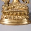 A Gilt-bronze Seated White Tara - 6