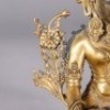 A Gilt-bronze Seated White Tara - 8