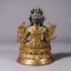 A Gilt-bronze Seated White Tara - 9