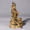 A Gilt-bronze Green Tara - 6