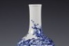 A Blue and White Floral Vase - 3